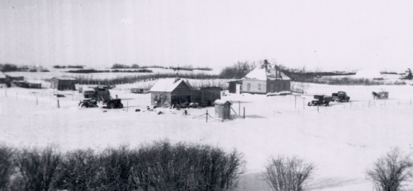 Irvine Farm Yard - Saskatchewan 
